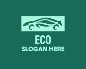 Eco Green Vehicle logo design