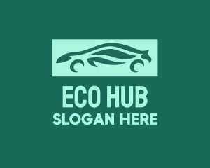 Eco Green Vehicle logo design