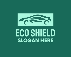 Eco Green Vehicle logo design