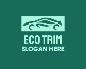 Eco Green Vehicle logo design