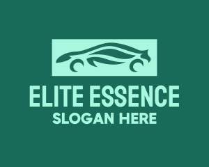 Car Service - Eco Green Vehicle logo design