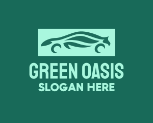 Eco Green Vehicle logo design