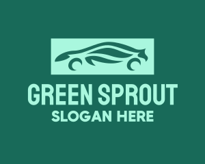 Eco Green Vehicle logo design