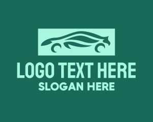 Autoparts - Eco Green Vehicle logo design