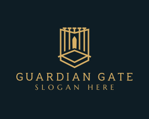 Gate - Deluxe Gate Shield logo design