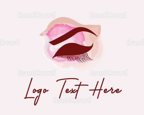 Cosmetics Makeup Eyelashes Logo