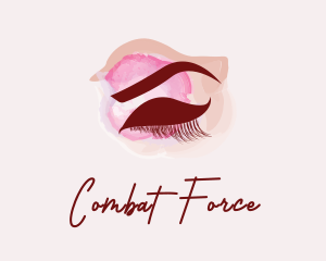 Cosmetics Makeup Eyelashes  Logo