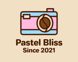 Pastel Coffee Camera  logo design