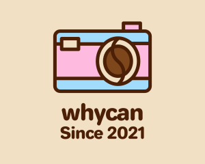 Digital Camera - Pastel Coffee Camera logo design