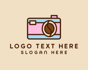 Studio - Pastel Coffee Camera logo design