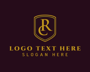 Letter Ho - Legal Shield Letter RC logo design