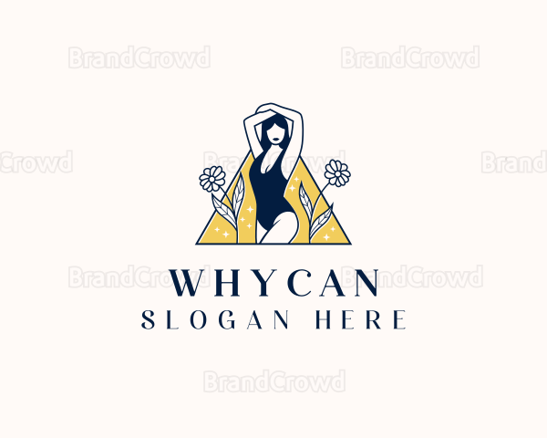 Lingerie Woman Body Logo