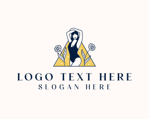 Cosmetics - Lingerie Woman Body logo design