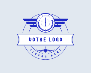Aviation Wing Flight Logo
