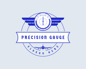 Gauge - Aviation Wing Flight logo design