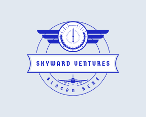 Flight - Aviation Wing Flight logo design