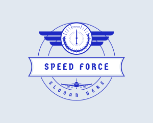 Aviation Wing Flight logo design