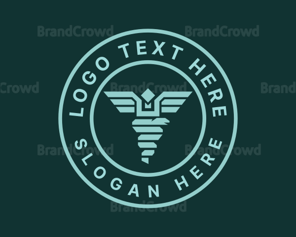 Medical Doctor Caduceus Logo