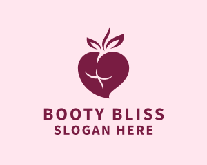 Butt - Fruit Butt Lingerie logo design