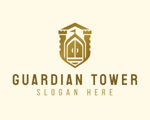 Castle Tower Defense logo design