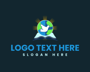 Bible - Bible Fellowship Scripture logo design