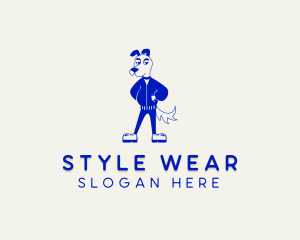 Dog Fashion Jacket logo design