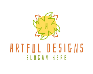 Tiki Sun Tropical  logo design