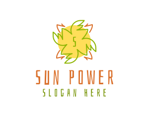 Tiki Sun Tropical  logo design