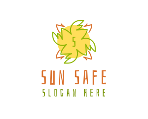 Tiki Sun Tropical  logo design