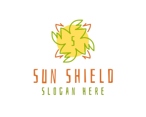 Tiki Sun Tropical  logo design