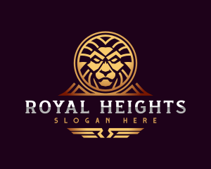 Royal Lion Shield logo design