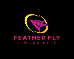 Paper Plane Logistics logo design