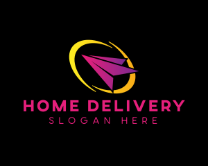 Paper Plane Logistics logo design