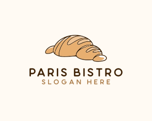 French Bread Bakeshop logo design