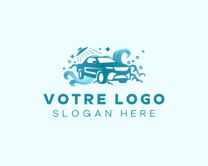 Car Water Wash Logo