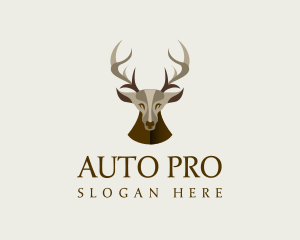 Wild Deer Stag Logo