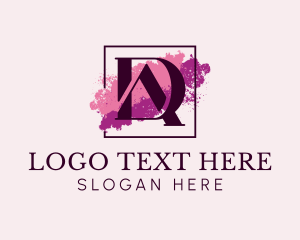 Startup - Feminine Watercolor Artist logo design