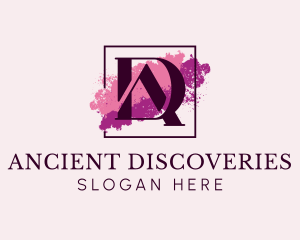 Feminine Watercolor Artist logo design