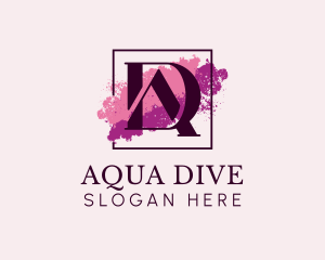 Feminine Watercolor Artist logo design