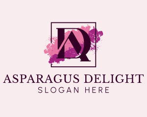 Feminine Watercolor Artist logo design