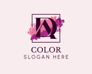 Digital Agency - Feminine Watercolor Artist logo design