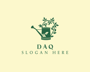 Watering Can Garden Plant Logo