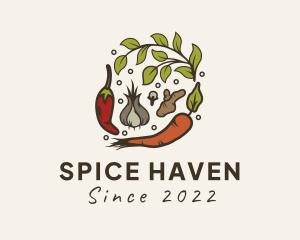 Spices - Vegetable Herb Spices logo design