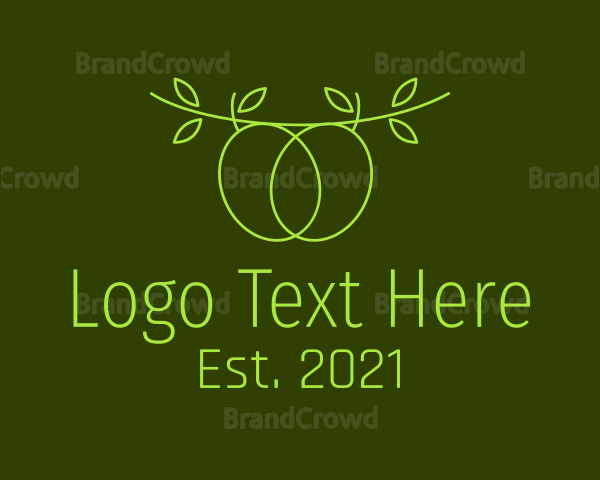 Minimalist Olive Branch Logo