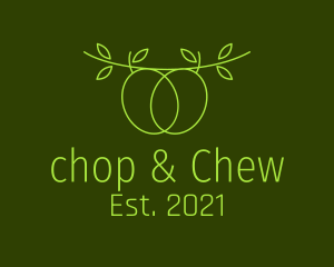 Pear - Minimalist Olive Branch logo design