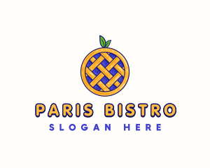 Pastry Blueberry Pie logo design