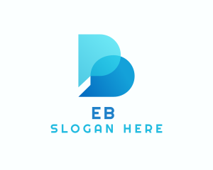 Internet - Digital Communication Letter B logo design