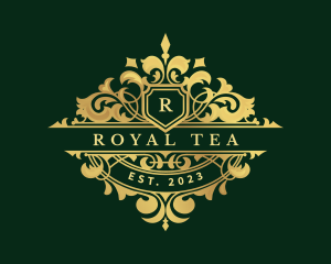 Royal Vine Shield logo design