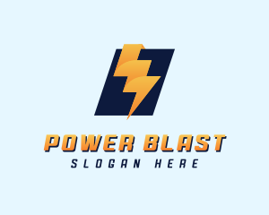 Electrical Lightning Bolt logo design