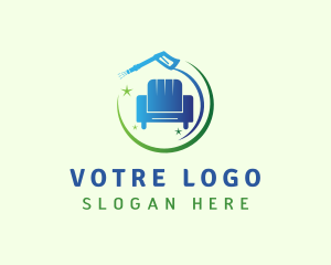 Furniture Pressure Washer Cleaning Logo